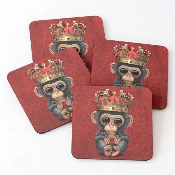 Item preview, Cute Royal Chimp Wearing Crown  designed and sold by JeffBartels.