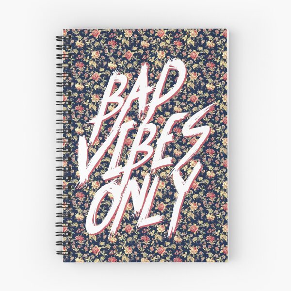 Item preview, Bad Vibes Only (Floral) designed and sold by Connor Templeman.