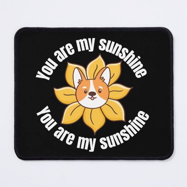 Item preview, You are my sunshine dog sunflower designed and sold by Tanuja Sharma.