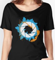 Portal - Abstract Aperture Logo Women's Relaxed Fit T-Shirt