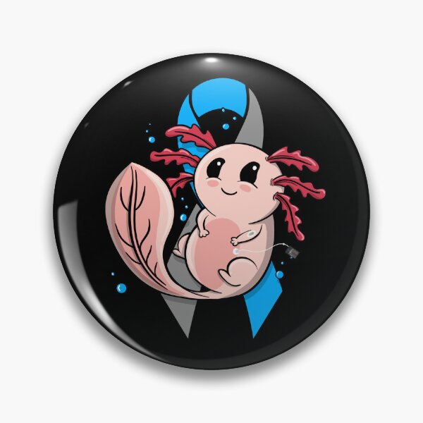 Item preview, Type 1 Diabetes T1D Axolotl Awareness Ribbon  designed and sold by JessieJune.