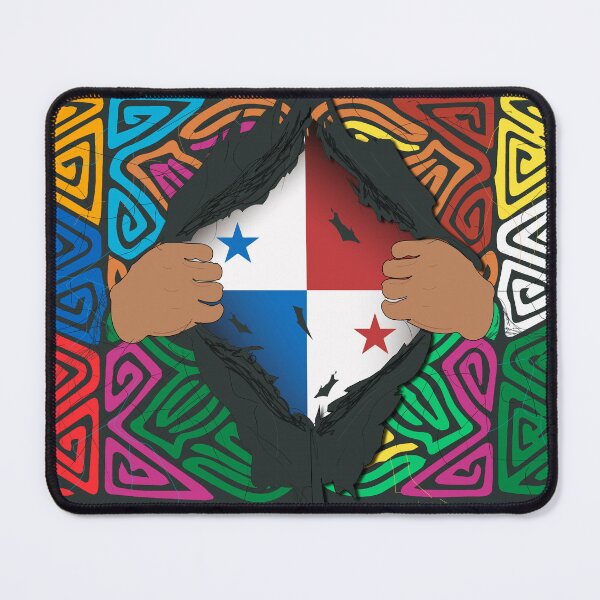 Item preview, beautiful illustration of a mola from sanblas with panama flag designed and sold by Melquidedec.