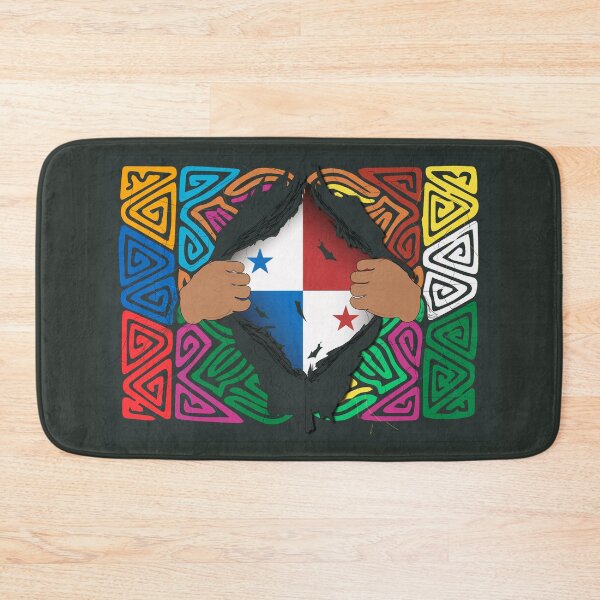 Item preview, beautiful illustration of a mola from sanblas with panama flag designed and sold by Melquidedec.