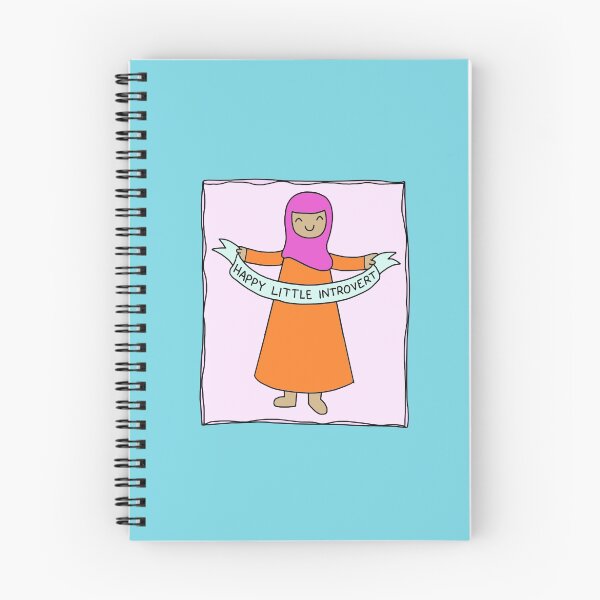 Item preview, Happy Little Introvert Girl #3 designed and sold by Introvert Doodles.