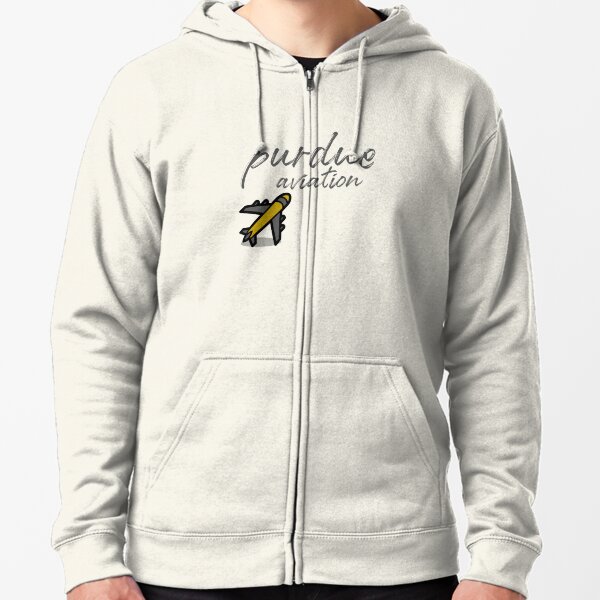 Purdue aviation for men and women | plane | aircraft| airport    Zipped Hoodie