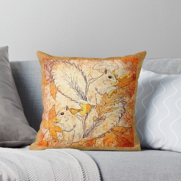 Item preview, Squirrels in Fall designed and sold by LarkDesigns.