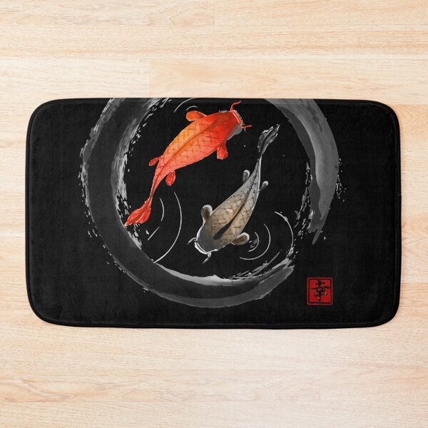 Item preview, Japanese Koi Vintage Ink Shodo Essential designed and sold by AnthonySavala.