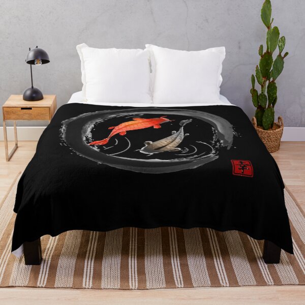 Item preview, Japanese Koi Vintage Ink Shodo Essential designed and sold by AnthonySavala.