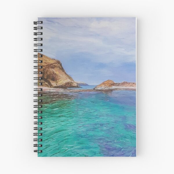 Item preview, View from Second Valley Jetty in oil designed and sold by ChristineDavisArt.