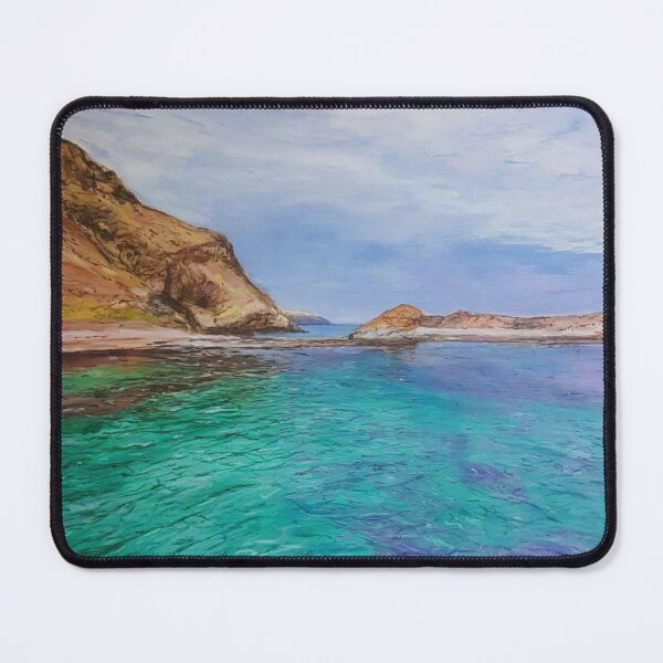 Item preview, View from Second Valley Jetty in oil designed and sold by ChristineDavisArt.