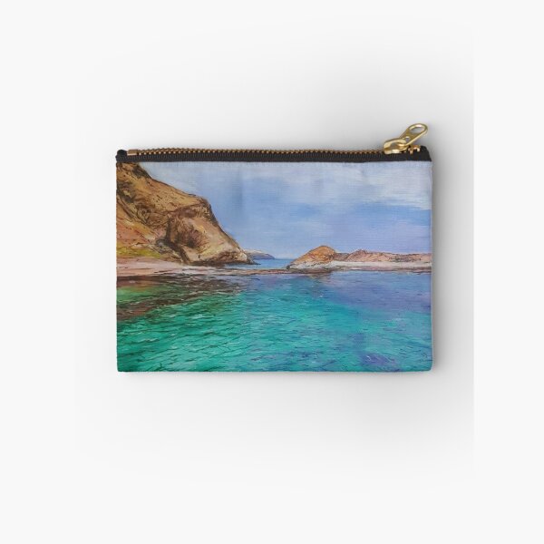 Item preview, View from Second Valley Jetty in oil designed and sold by ChristineDavisArt.