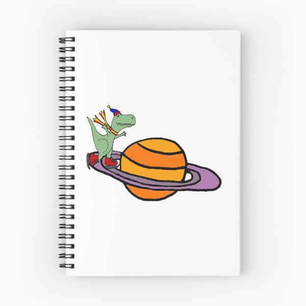 Item preview, Funny T-Rex Dinosaur Ice Skater on Saturn Ring  designed and sold by utanthanh40.