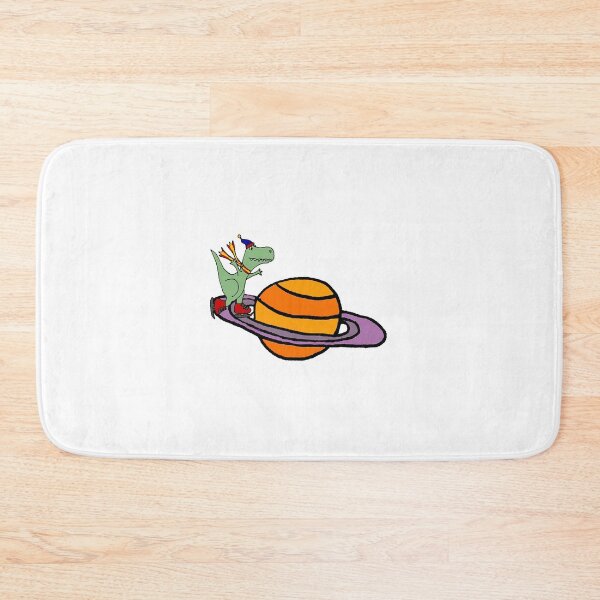 Item preview, Funny T-Rex Dinosaur Ice Skater on Saturn Ring  designed and sold by utanthanh40.