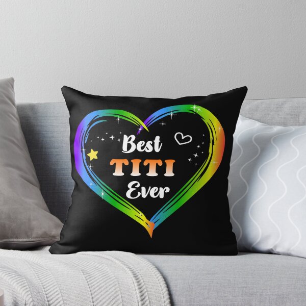 Item preview, Best Titi Ever Pillow Heart Design For Mothers Day Funny Mother's Day Christmas Gift For Mom Grandma designed and sold by IonelHm.