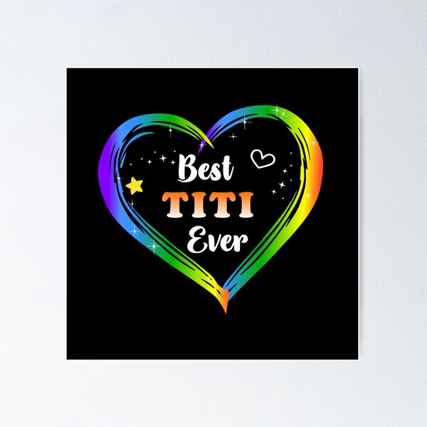 Item preview, El mejor diseño de corazón de Titi Ever Pillow para el día de la madre Regalo divertido de Navidad para el día de la madre para mamá abuela designed and sold by IonelHm.