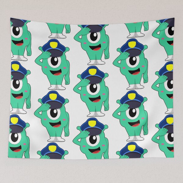 Item preview, Alien as Police officer with Police hat  designed and sold by hinh66848.