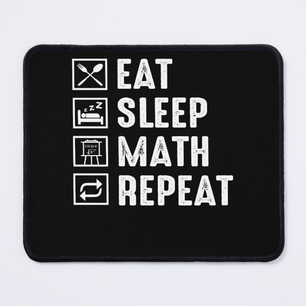 Item preview, Eat sleep math repeat funny teacher designed and sold by margeretelser.