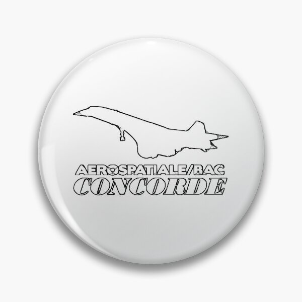 Item preview, Aerospatiale-BAC Concorde Silhouette Print (White) designed and sold by sy17784.