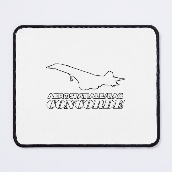 Item preview, Aerospatiale-BAC Concorde Silhouette Print (White) designed and sold by sy17784.