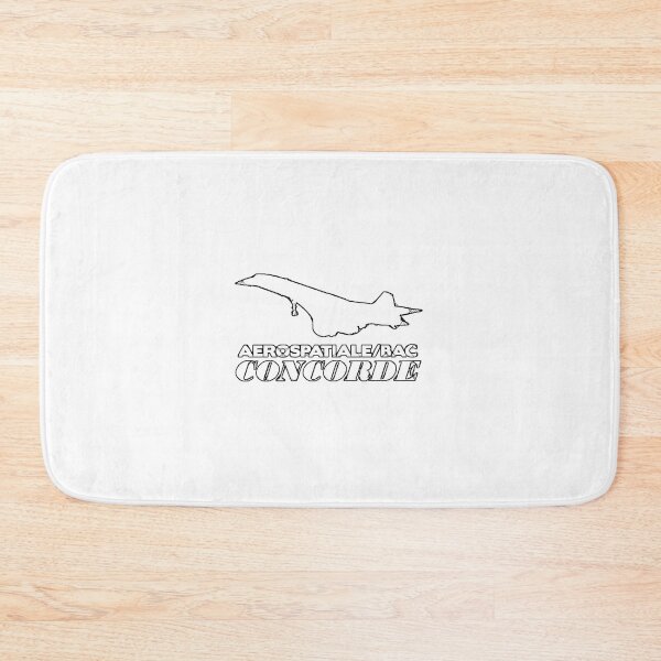 Item preview, Aerospatiale-BAC Concorde Silhouette Print (White)  designed and sold by sy17784.