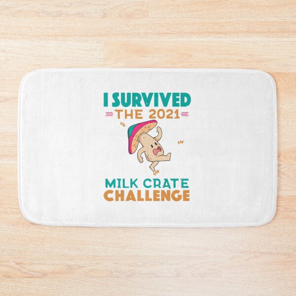 Item preview, I survived The Milk Crate Challenge Mushroom  designed and sold by hinh66848.
