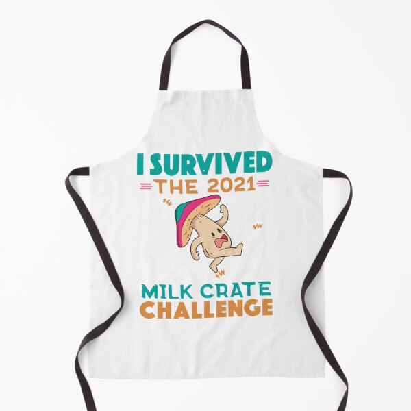 Item preview, I survived The Milk Crate Challenge Mushroom  designed and sold by hinh66848.