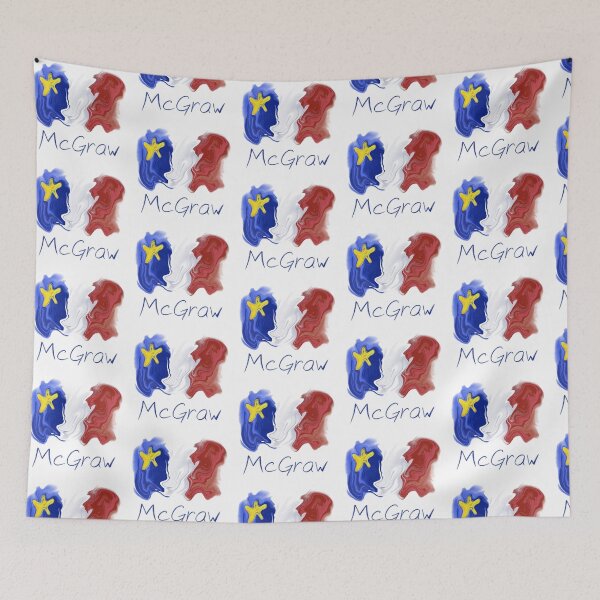 Item preview, Acadian Flag pastel liquid McGraw  - Drapeau acadien liquide pastel McGraw designed and sold by ColoursOfFrance.