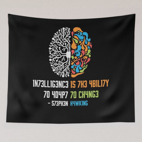 Item preview, Intelligence Is The Ability To Adapt To Change Science Gift Women Men Classic designed and sold by JamesDexter48.
