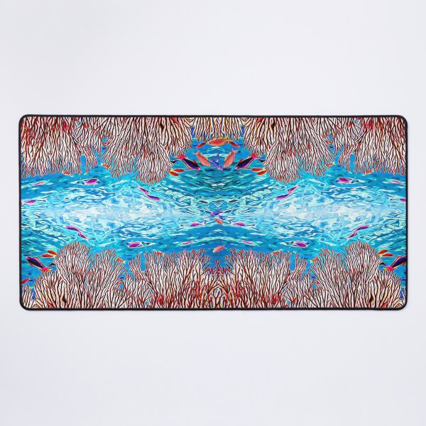 Item preview, Red Reef Reflection | Shallow Sea Fans designed and sold by OceanVentures.