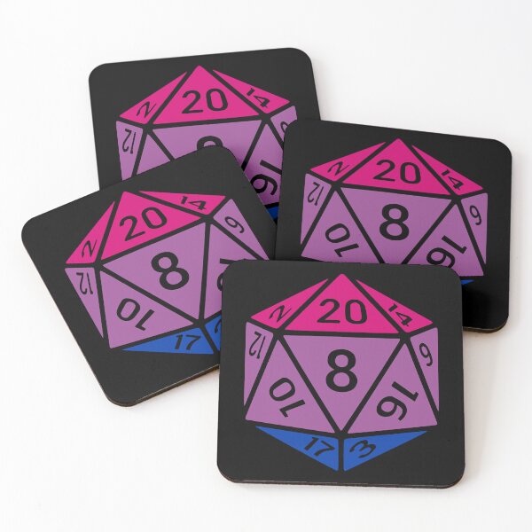 Item preview, Bisexual D20 Dice Roll designed and sold by Pridish.