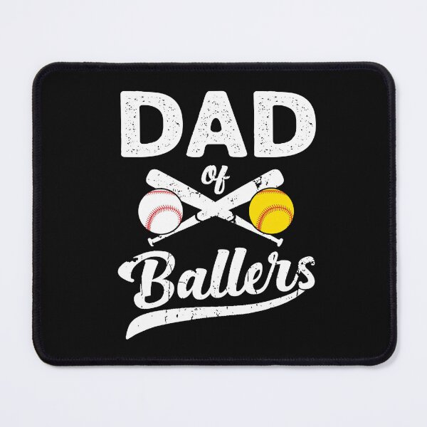 Item preview, Dad of Ballers Dad of Baseball And Softball Player For Dad designed and sold by Humber19912.