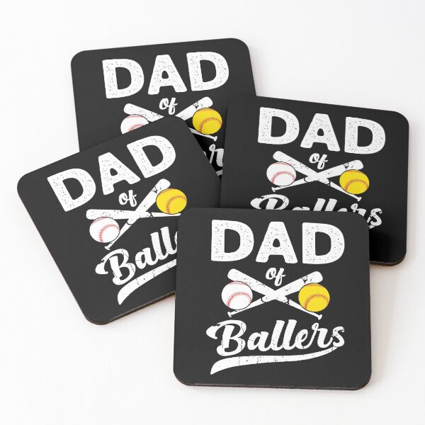 Item preview, Dad of Ballers Dad of Baseball And Softball Player For Dad  designed and sold by Humber19912.