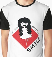 Better with a smile Graphic T-Shirt