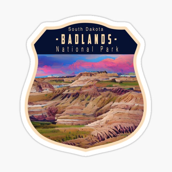Item preview, Travel South Dakota Badlands National Park designed and sold by CattlettArt.