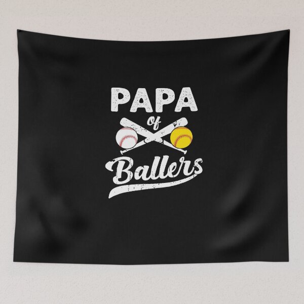 Item preview, Papa of Ballers Papa of Baseball And Softball Player For Dad Father's Day designed and sold by Humber19912.
