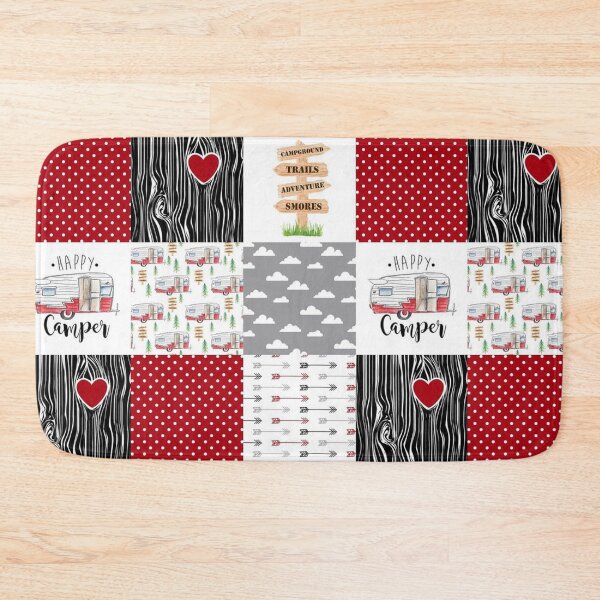 Item preview, Happy camper patter seamless designed and sold by JoycePruit.