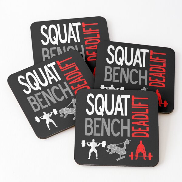 Item preview, SQUAT BENCH DEADLIFT T SHIRT GYM WEIGHTLIFTING TEE designed and sold by PokasnBuhagy.
