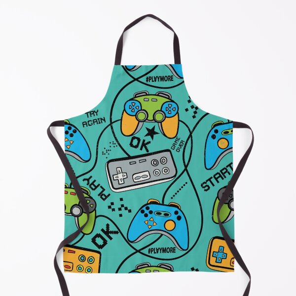 Item preview, Harmonious and bright pattern with gamepads designed and sold by JoycePruit.