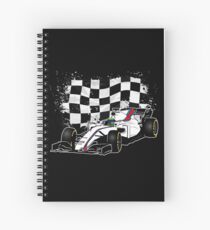 Formula 1 Racing Spiral Notebook