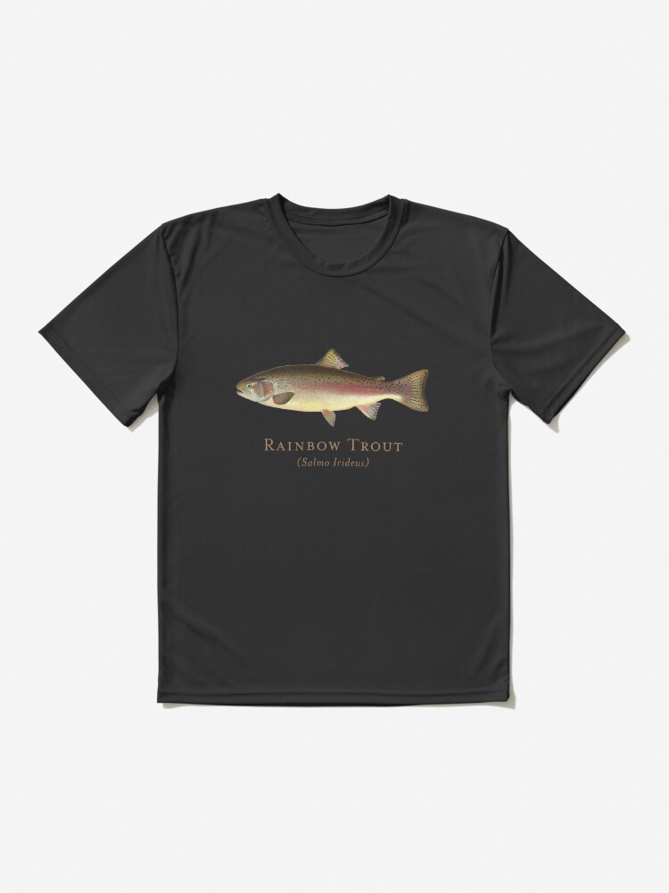  Rainbow Trout Vintage Illustration T-Shirt : Clothing, Shoes &  Jewelry