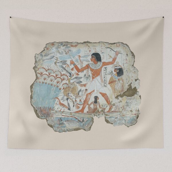 Item preview, Nebamun fowling in the marshes (on cream) designed and sold by DotorEaon.