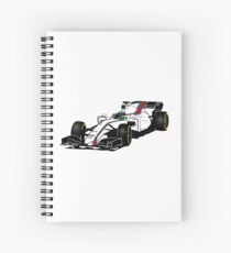 Formula 1 Racing Spiral Notebook
