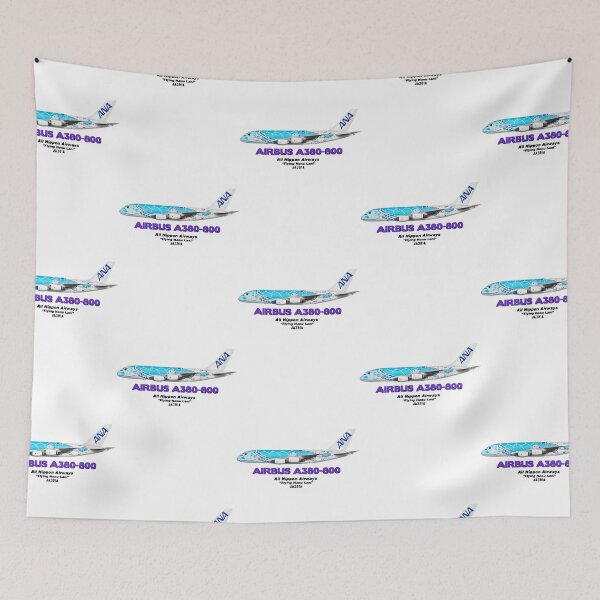 Item preview, Airbus A380-800 - All Nippon Airways Flying Honu Lani  designed and sold by ucvinhtoan55.