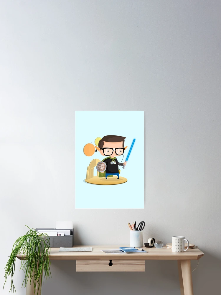 Thumbnail 2 of 3, Poster, Geek designed and sold by Paulo Capdeville.