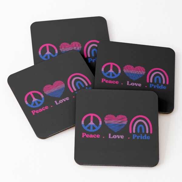 Item preview, Bisexual Peace Love Pride designed and sold by Pridish.