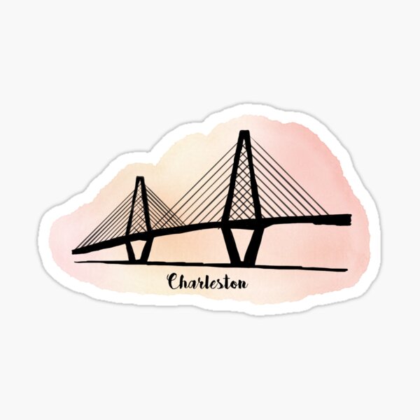 Ravenel Bridge Charleston Sticker