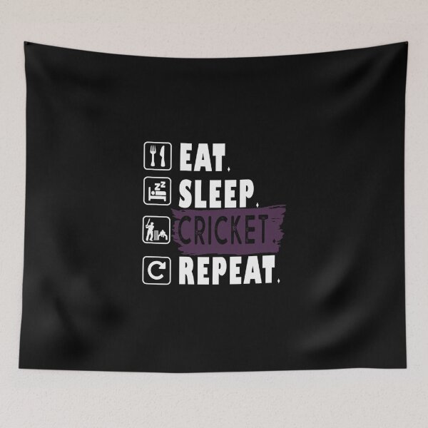 Item preview, Eat Sleep Cricket Ag Essential T-Shirt designed and sold by lewisnash6.