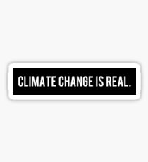 Climate Change is Real Sticker
