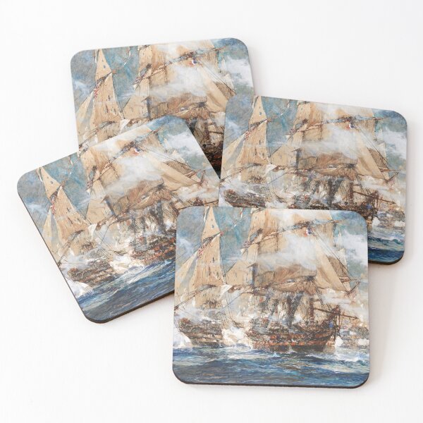 Item preview, The Battle of Trafalgar - Charles Edward Dixon (1903) designed and sold by CartoClassics.