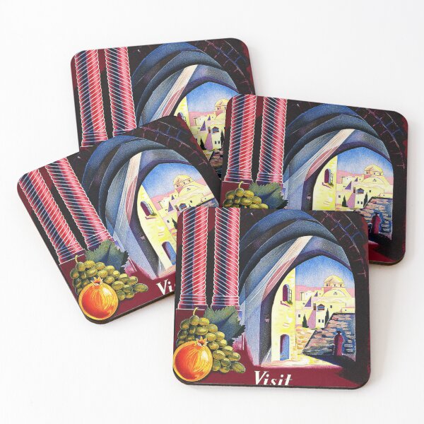 Item preview, Vintage Travel Poster Visit Palestine Poster designed and sold by peggywall.